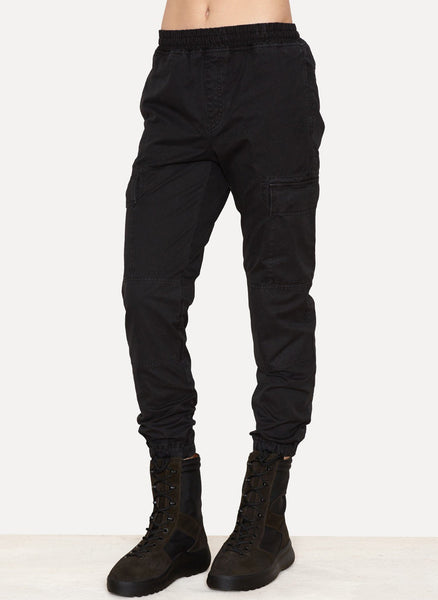 Onyx Pitch Cotton Workwear Pant