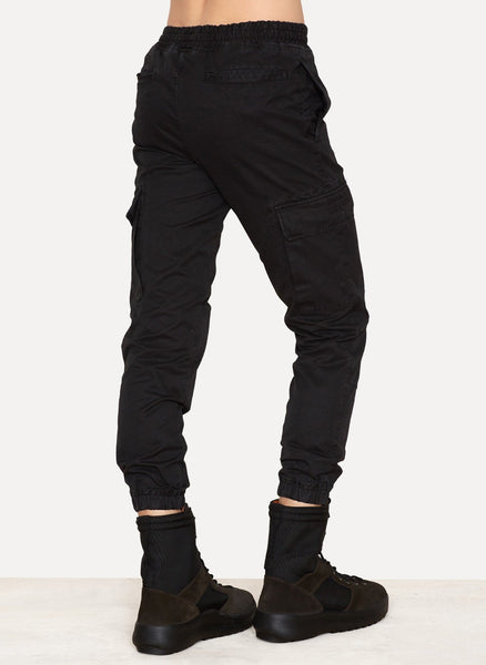 Onyx Pitch Cotton Workwear Pant