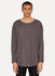 Dark Taupe Cotton Linen T-Shirt