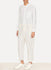 White Natural Paper Cotton Overall