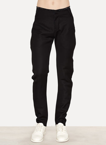 Ramie Wool Slim Pant