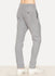 Grey Cotton Linen Straight Leg Pant