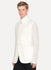 Off White Brushed Linen Mesh Tailored Jacket