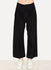 Black Paper Twill Wide Trousers