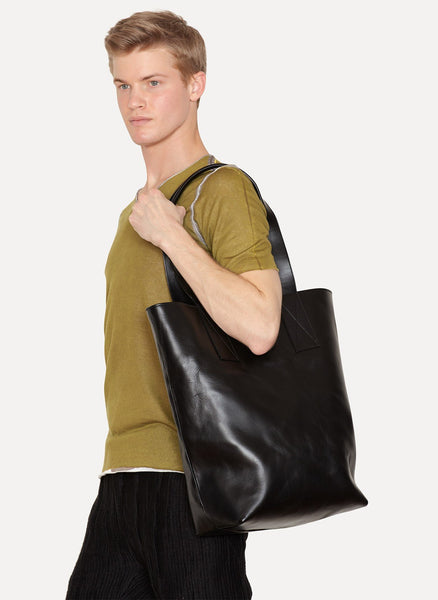 Black Leather Bag Cina