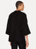 Deep Black Jutte Kimono Jacket