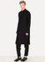 Black Hemp Wool Long Shirt