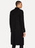 Black Linen Nylon Coat Silkwood