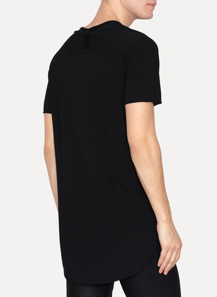 No shoulder T-shirt