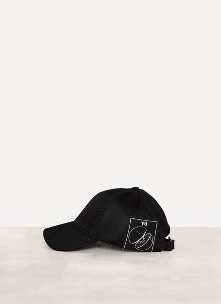 Y-3 Black Mesh Cap