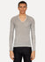 Linen Cotton Printed Arched Sweater