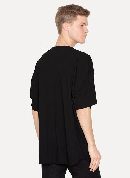 Black Dry Jersey Loose Fit T-Shirt