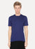 Cobalt Cotton Slub Henley Top