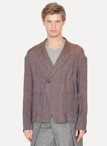 Opium Linen Cloth Shark Notch DB Blazer