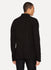 Black Linen Cotton Zip Jacket