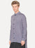 Delphinium Linen Cloth Long Tail Shirt