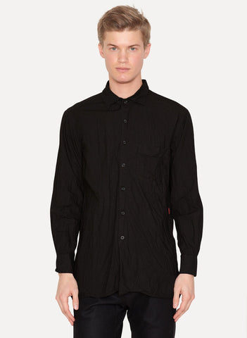 Black Paper Cotton Shirt