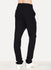 Black Rough Cotton Ramie Trouser
