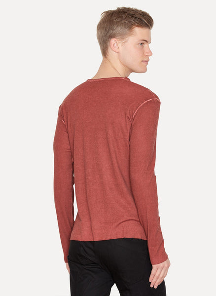 Cotton Wool Silk Long Sleeve T-Shirt