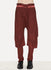 Red Cotton Metal Jogging Pants