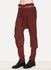 Red Cotton Metal Jogging Pants