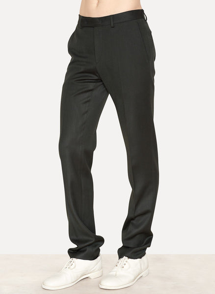 Virgin Wool Twill Trousers