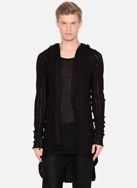 Black Columnar Cardi