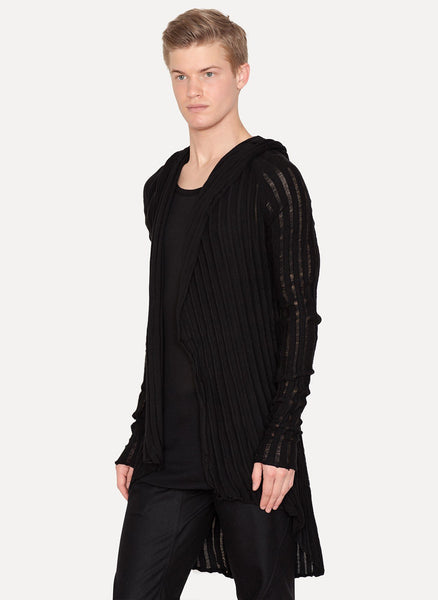 Black Columnar Cardi