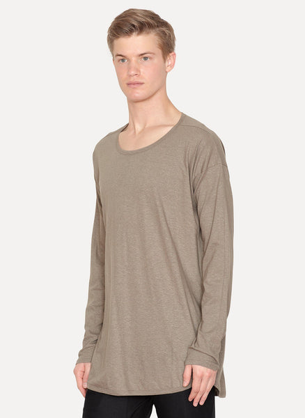 Driftwood Cotton Linen T-Shirt