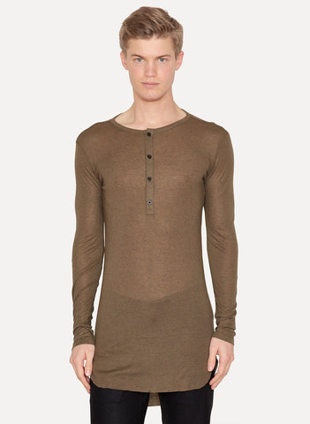 Modal Cashmere Khaki Top Aura
