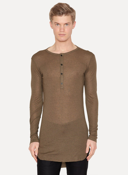 Modal Cashmere Khaki Top Aura