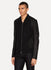 Boga Lambskin Knit Trim Blouson Jacket