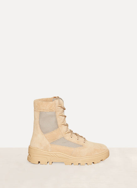 Mens Combat Boot Crosta Light Sand Calfskin Suede – cruvoir-test