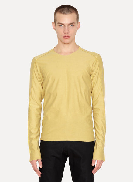 Front Seam T-Shirt Gardenia Yellow