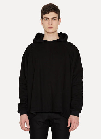 Black Roughened Extra Wide Pullover