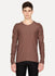 Brown Jersey Front Seam T-Shirt