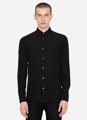 Sutured Stitch Shirt Black