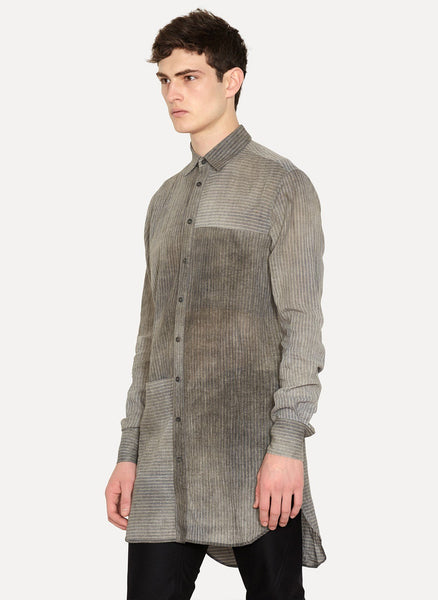 Long Panelled Outer Shirt