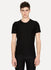 Front Seam T Shirt Black