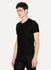 Front Seam T Shirt Black