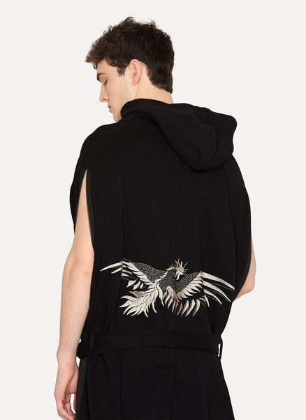 Cape Rodger Black Embroidery