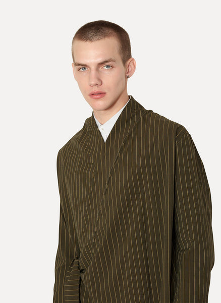 Striped Cotton Nylon Jacket Jay