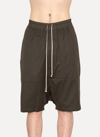 Taupe Cotton Woven Pod Shorts