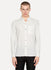 White Boiled Cotton One Pocket Shirt