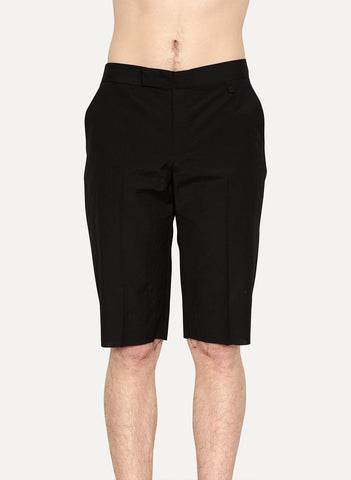 Virgin Wool Cut Off Classic Trousers