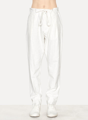 Woven Pleated Trousers