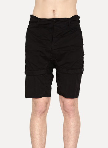 Overdyed Cotton Slim Shorts