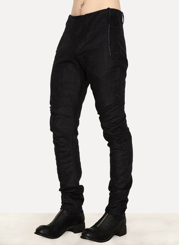 Linen Moleskin Slim Cut Pant