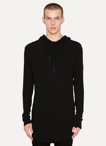 Cashmere Blend Hooded Top