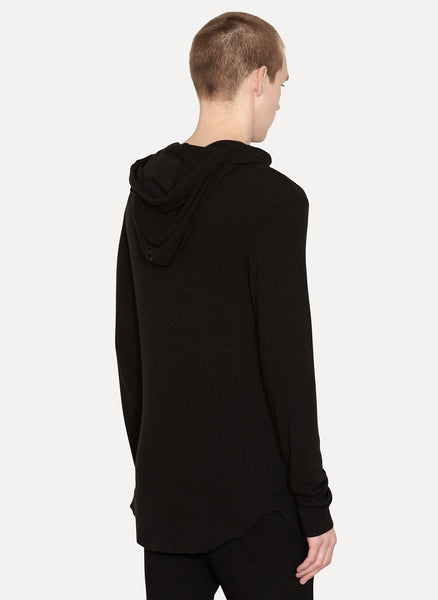 Cashmere Blend Hooded Top